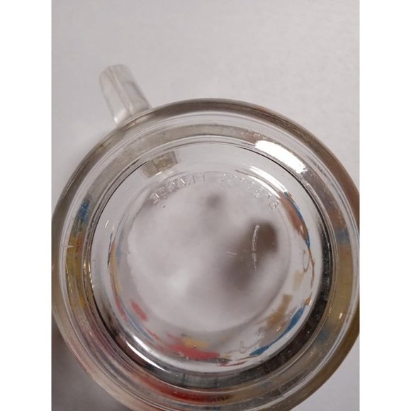 Arcoroc France Cartoon Character Glass Mug 3.5" Tall -1 CHIP (6a5) - Picture 7 of 7